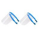 2 Pieces Full Face Shield Cover Protective Visor Cap Waterproof Unisex