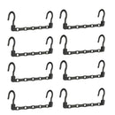 8pcs Space Saver Wonder Magic Clothes Hanger Rack Clothing Hook Organizer