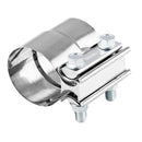 2.25'' to 2.5" Stainless Steel Exhaust Clamp Lap Joint Band for Catback Muffler