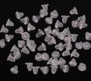 500X Heavy Duty Rubber Earring Backs Sleeves Holders Stopper Nuts Silicone US