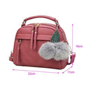 Women Messenger Handbag Shoulder Bag PU Leather Satchel Sling Bag/Cameo SN9F