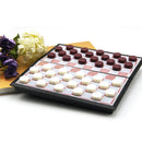 50 PCS Magnetic Checkers Draughts Folding Chessboard Travel Game Educational