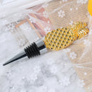 Pineapple Champagne Red Wine Bottle Stopper Vacuum Sealed Twist Favors GiftJR