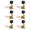 6pcs Open Machine Heads String Tuners Tuning Pegs for Classic Guitar Parts