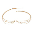 Women Belly Body Chains Bohemian Multilayers GoldColor WaistChain Body JewelryBX