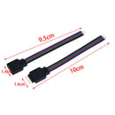 10Pcs 4Pin Male + Female Connector Cable Wire for 3528 5050 LED Strip Light FT