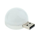 USB LED Rounded Night Lamp for Bedroom Table Tent Reading Warm Color