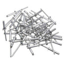 180Pcs/Set M3 Stainless Steel Aluminium Blind Rivets Nail Decoration Rivets