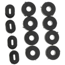 12pcs Motorcycle Fairings Set Rubber Grommets Replacement for Suzuki GS125 -