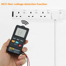 Handheld Digital Voltmeter Ohmmeter Multimeter AC DC Volt Tester Meter Black