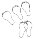 5pcs Stainless Steel Curtain Hooks Bath Rollerball Shower Curtains Glide Ri BX