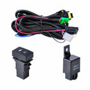 1 Set H11 Fog Light Wiring Harness Sockets Wire LED indicators Switch 12V Relay