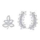 3pcs Steel Cutting Dies Scrapbooking Embossing Stencil Album Paper Card-Leaf