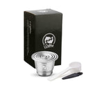 Reusable Stainless Steel Coffee Capsule Cup Nespresso Coffee Filter Set