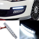 Top Fashion Car 8 LED DRL Fog Driving Daylight Daytime Running Light Head Lamp