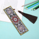 DIY Special Shaped Diamond Painting Leather Tassel Bookmark Creative Gift