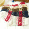 Womens Wool Blend Socks Christmas Snowflake Deer Unisex Warm Winter Socks Q6V7.