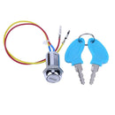 2 Wires Pedal ATV Electric Folding Bike Moped Go-kart Ignition Switch Key A