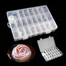 42Pcs Durable Large Icing Piping Nozzles Pastry Stainless Steel Tips SME