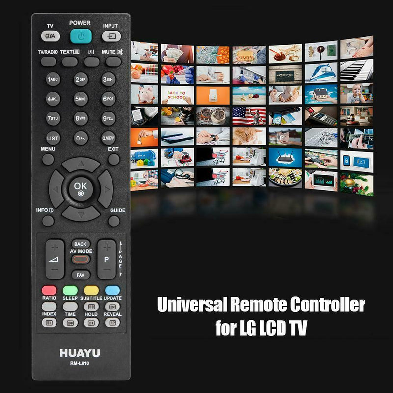 RM-L810 LCD Smart TV Remote Control Replacement for LG 6710900010A Black