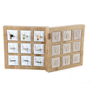 9 Grids Bamboo Jewelry Display Ring Display Stand Holder Showcase Organizer