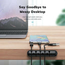1 Pack 5 Clips Cable Organizer Cord Management Charger Desktop Clip Wire Holder