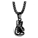 Jewelry Necklace- Chain Boxing Gloves Pendant, 55CM Adjustable - Stainless