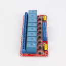 8 CH DIY Relay Module w/Optocoupler Isolation High Low Level Trigger (12V) A
