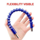 4 Pcs Flexible Drill Bit Extension, Screwdriver Soft Shafts, 11.6 Inch, Uni