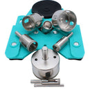 9Pcs 4-83 Mm Drill Guide Vacuum Base Sucker With 5-50 Mm Diamond Coated Gla