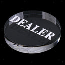 Acrylic Poker Dealer Button Poker Game Pressing Poker Cards Game Guard 56mm