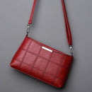 Women Plaid Messenger Bags Sac a Main PU Leather Shoulder Bags Women Crossb