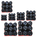 2 Packs Numbers Metal Punch Stamp Set with Storage Case for Metal Crafts Print
