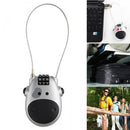 Cute Cow Travel Lock Password Telescopic Mini Security Padlock for Outdoor