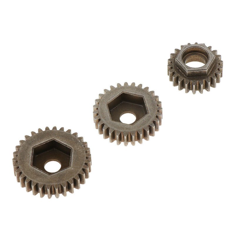 3pcs Metal Teeth Spur Gear Pinion for HG-P407 1/10 RC Pickup Car Accessory