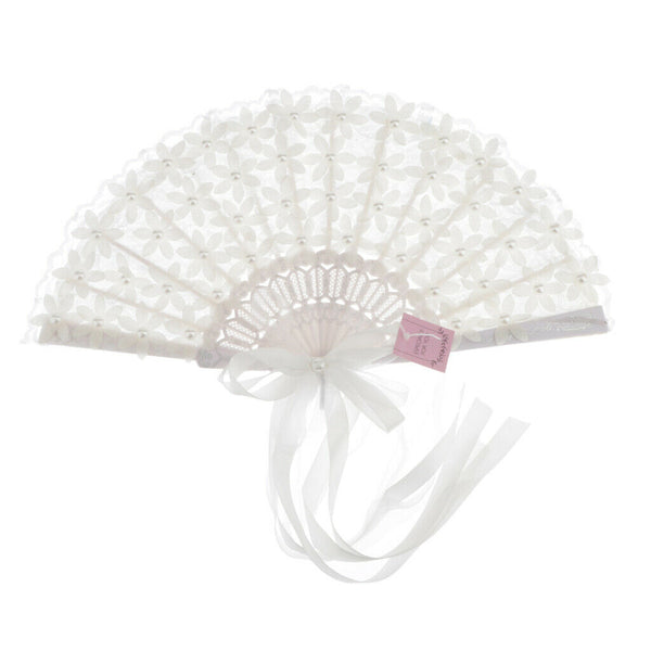 Unique Style White Hand Fan for Outdoor Event /Table Setting/Wall