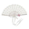 Unique Style White Hand Fan for Outdoor Event /Table Setting/Wall
