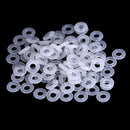 100Pcs/lot O Ring white grommets Flights Darts Arrow Tips Replace Accessories OZ