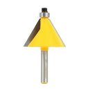 15&30 Degree Chamfer & Bevel Edging Router Bit Woodworking Cutter 1/4' Shank