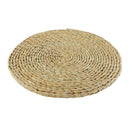 Handmade Natural Straw Round Cushion Yoga Meditation Mat Tatami Cushion 30cm