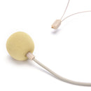 Dual Ear Hook Headset Head Microphone for Shure Wireless 4pin Mini Plug ATM&