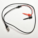 1pc New BNC Q9 to Dual Alligator Clip Oscilloscope Test Probe Leads lj