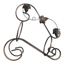 Metal Wine Bottle Holder Grape Vine Shape Crafts Desktop Decoration