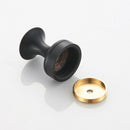 4pcs Retro Brass Wall Hooks Coat Rack Hat Scarf Clothes Hanger Hook Black