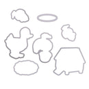 Farm Duck Silicone Stamp Cutting Die Stencil Frame Scrapbook Decor Craft