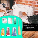 Multifunction DIY Sewing Machine Accessories Set w/Foot Tape Maker Awl Pins A