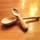 2 Pack Wood Carving Spoon Blank Basswood Unfinished Wooden Craft Whittling Kit