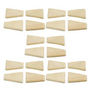Unpainted Flat Trapezoid Natural Wood Beads DIY Unfinished Earring Jewelry
