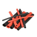 1X(428 Pcs Black Waterproof Heat Shrink Tubing Set In 10 Assortment, Haloge