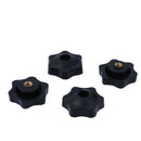 5Pcs M5 plum bakelite hand tighten nuts handle star thumb nuts manual nuts HU BX